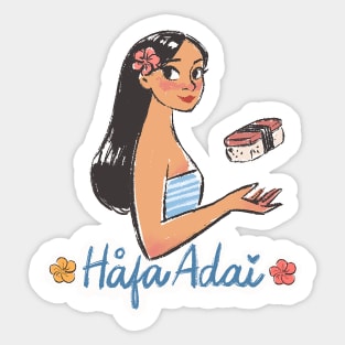 Hafa Adai Spam Sticker